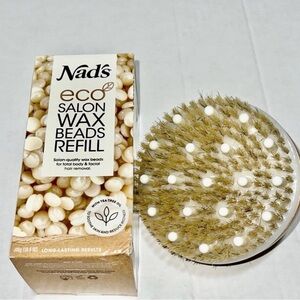 NAD’s Eco Salon Wax Beads Refill Tea Tree Oil Dry Body Brush Self-Care Set